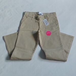 Children Place Girls ‎ Casual Khaki Pants Size 6X7